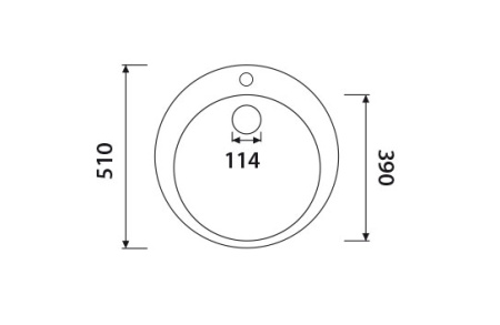 Кухонная мойка KAISER KSS нержавеющая сталь (KSS-510)